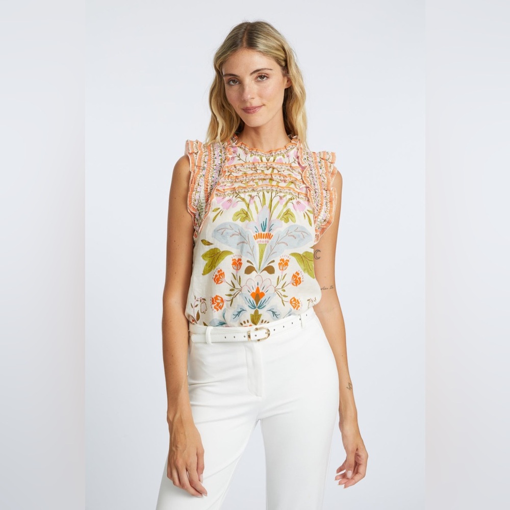 Caballero Micheline Top in Vintage Floral size Small